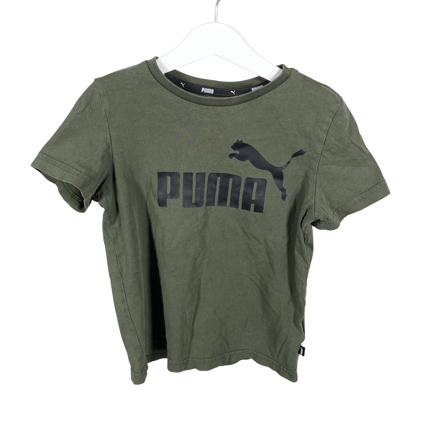 Unisex Puma - T-paita, koko 122 - 128 - Vihreä (1)