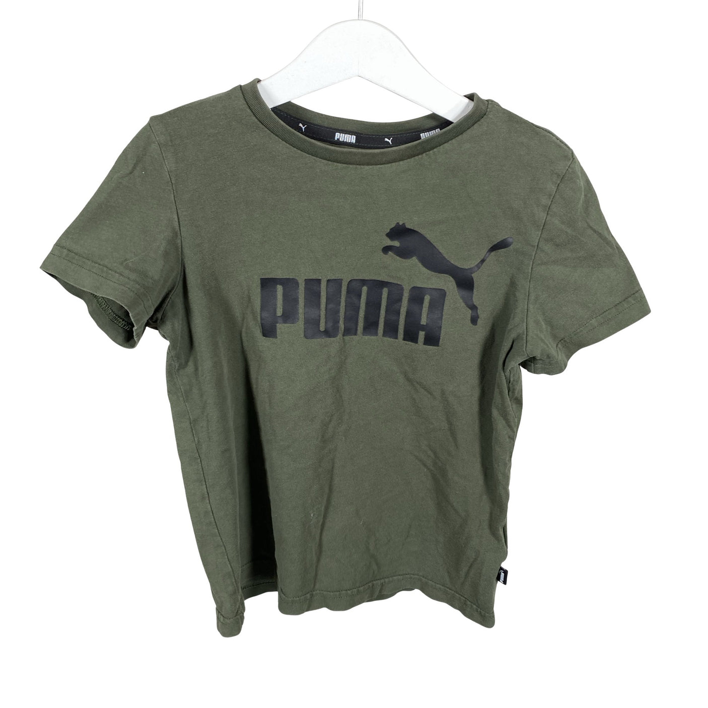 Unisex Puma - T-paita, koko 122 - 128 - Vihreä (2)