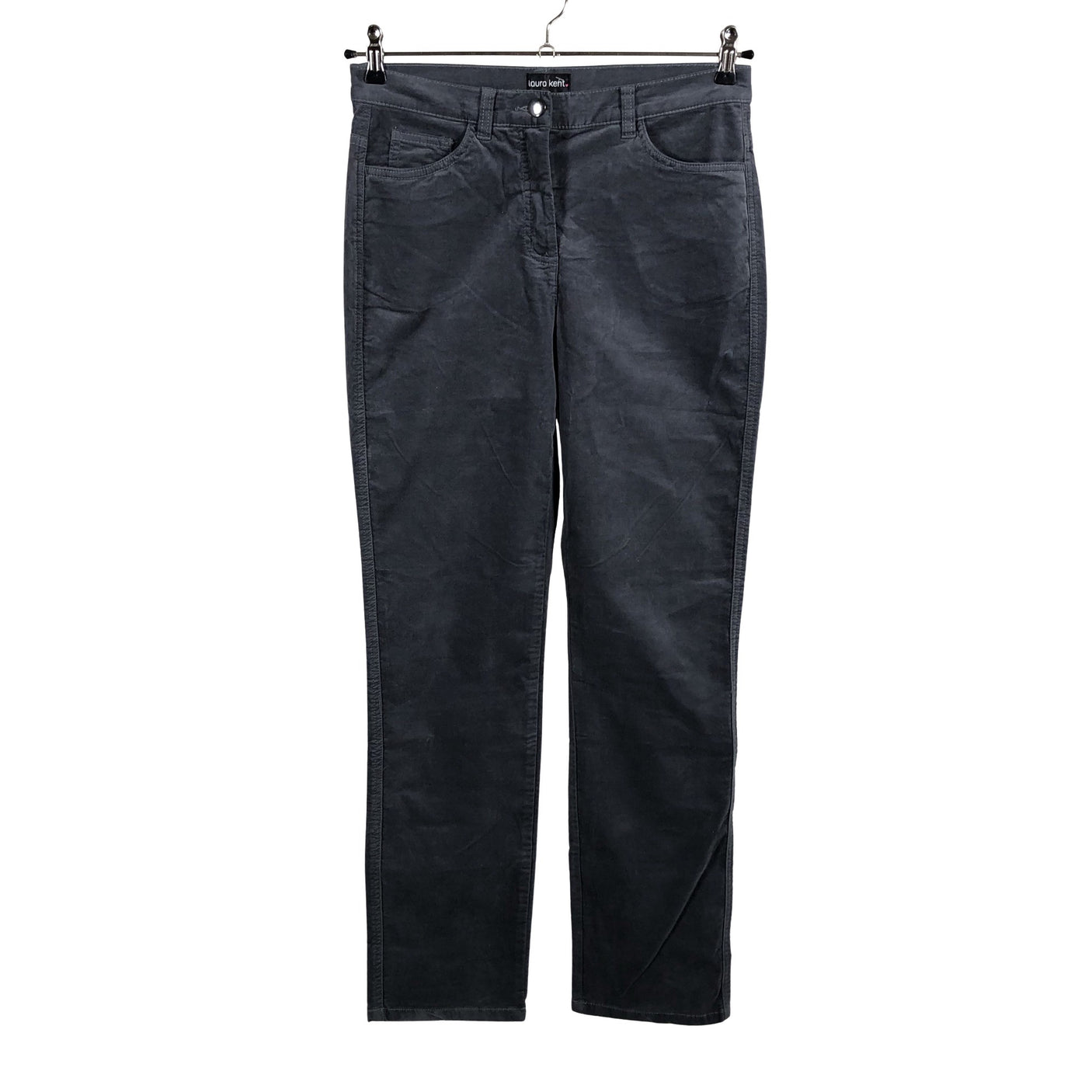 Naisten Laura Kent - Samettihousut, koko 38 - Harmaa (1)