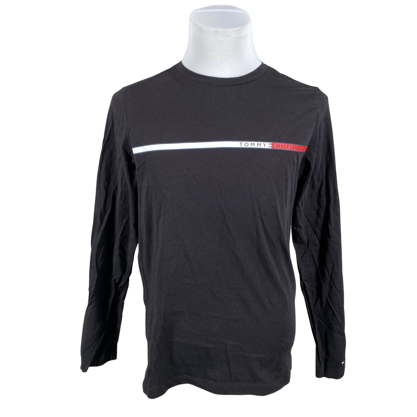 Miesten Tommy Hilfiger - Trikoopaita, koko L - Musta (1)