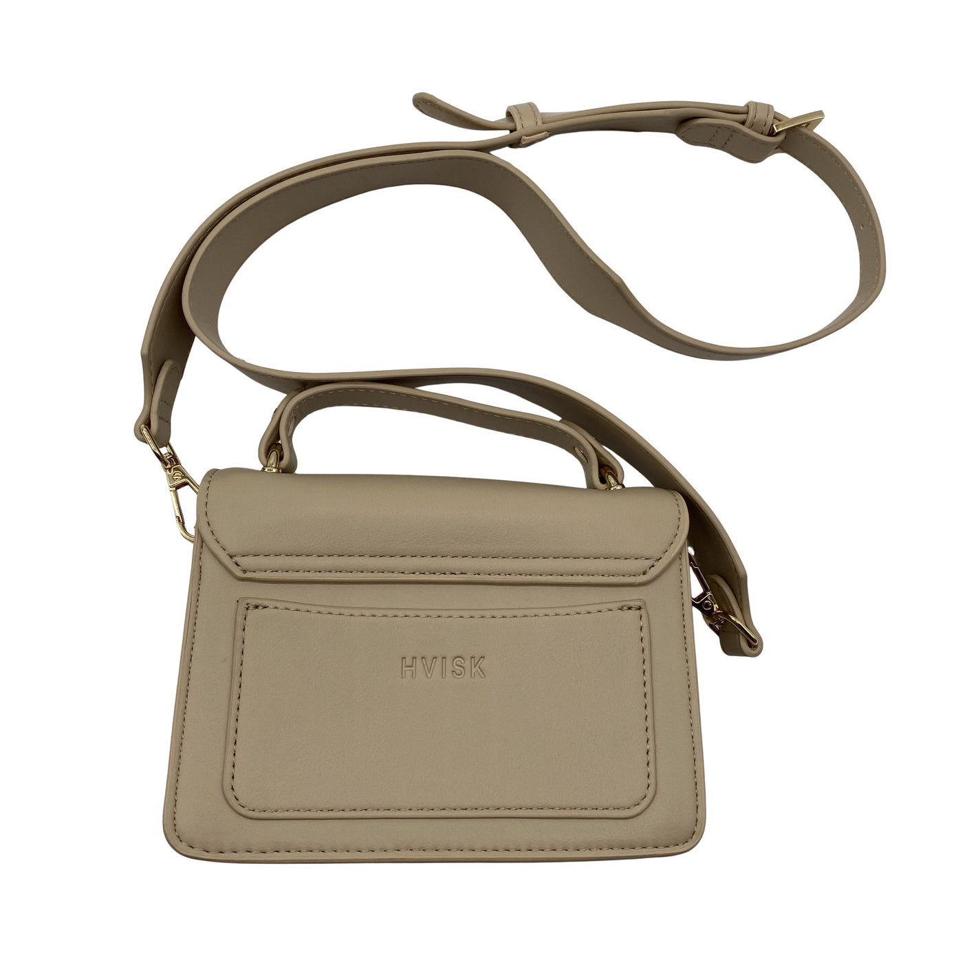 Naisten HVISK - Olkalaukku, koko Mini - Beige (2)