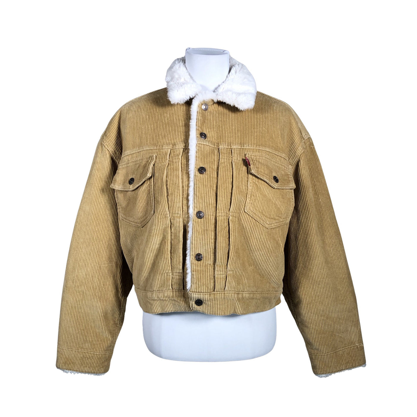 Naisten Levi's - Farkkutakki, koko 36 - Beige (1)