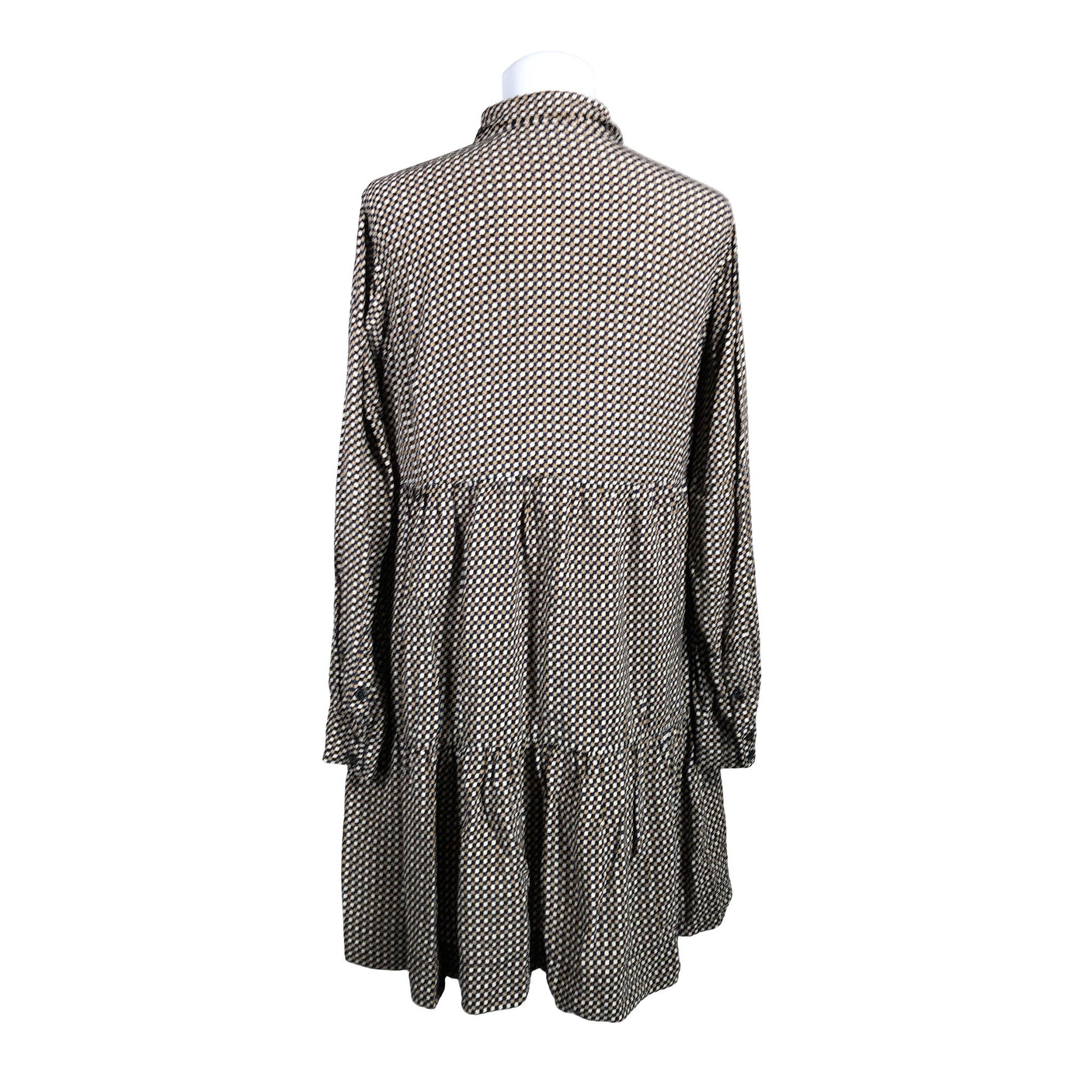 Naisten Ganni - Sifonkimekko, koko 40 - Beige (2)