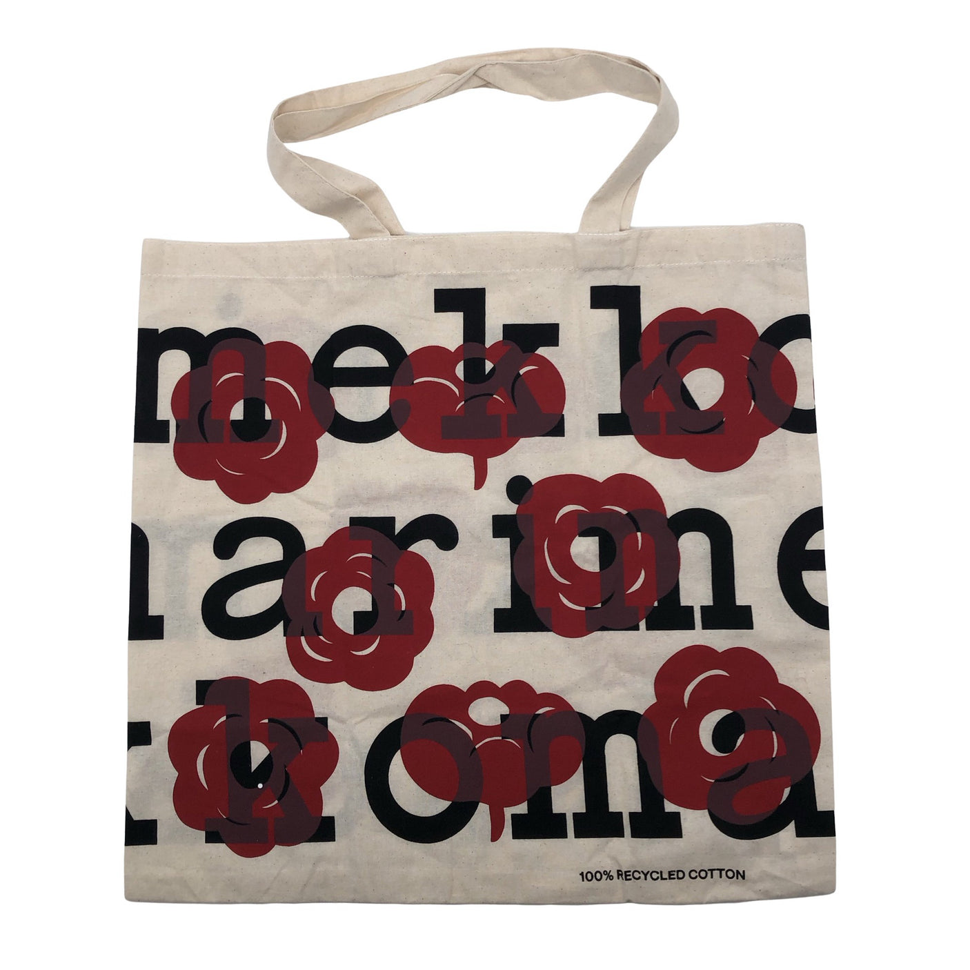 Unisex Marimekko - Ostoskassi, koko Maxi - Punainen (1)