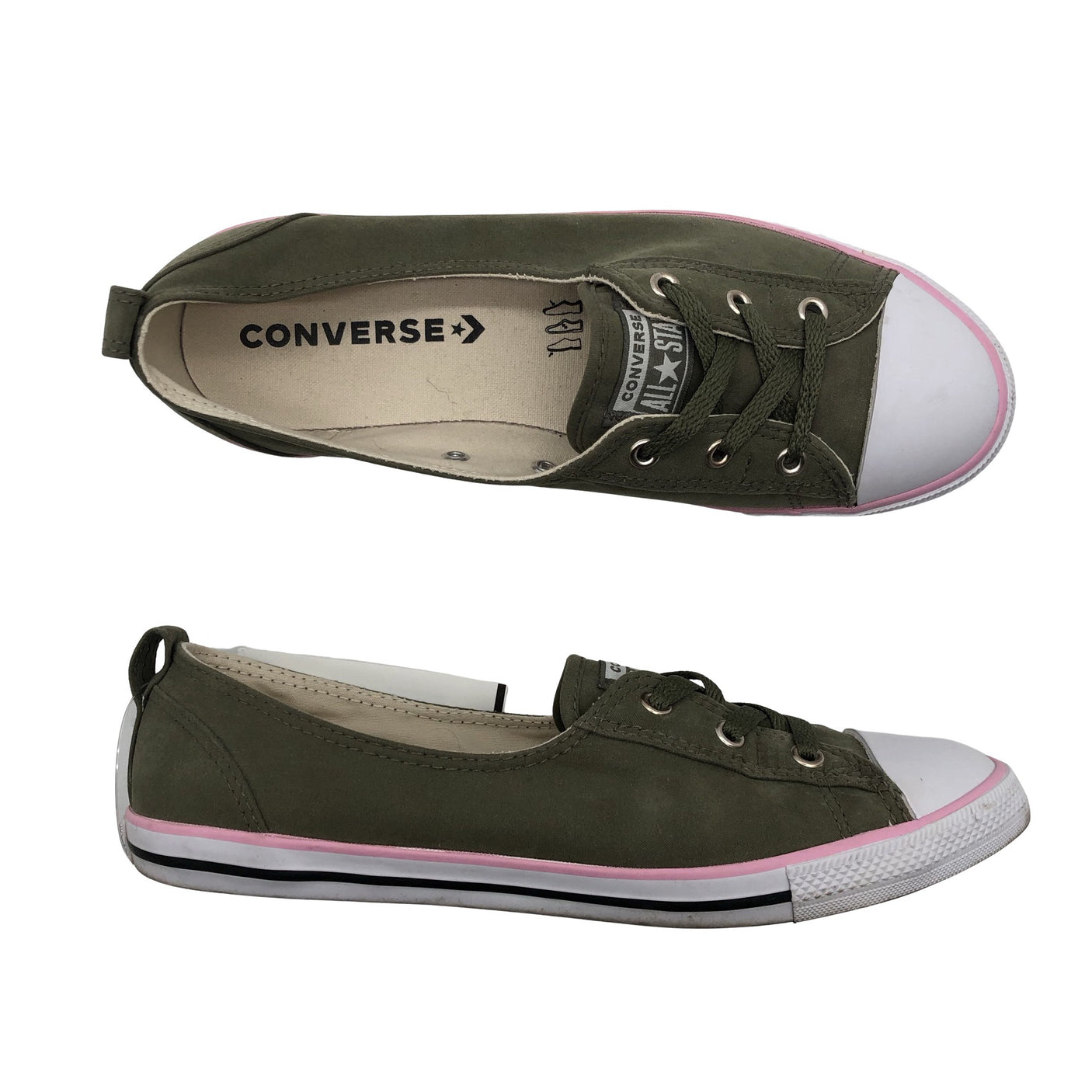 Naisten Converse - Loaferit, koko 41 - Vihreä (2)