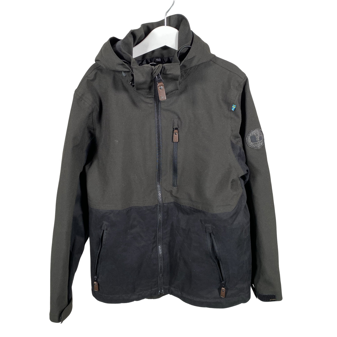 Unisex Lindberg - Välikausitakki, koko 146 - 152 - Musta (1)