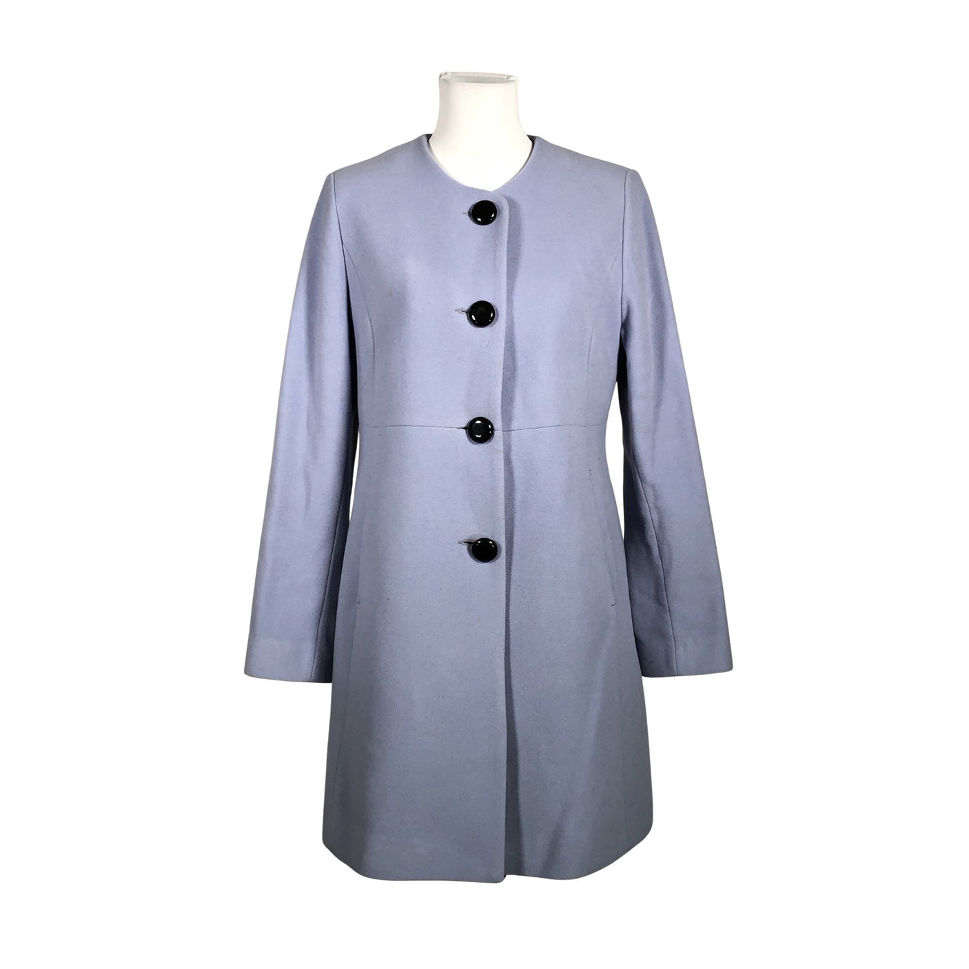 Naisten Dixi Coat - Villakangastakki, koko 38 - Vaaleansininen (1)