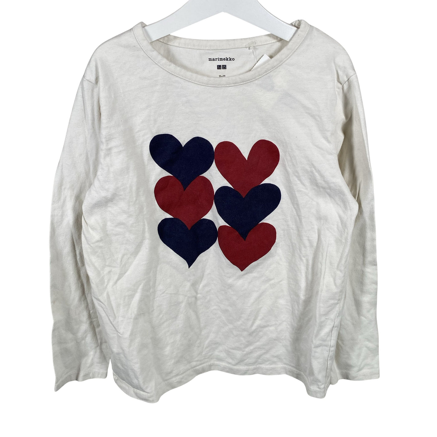 Tyttöjen Uniqlo - Trikoopaita, koko 146 - 152 - Valkoinen (1)
