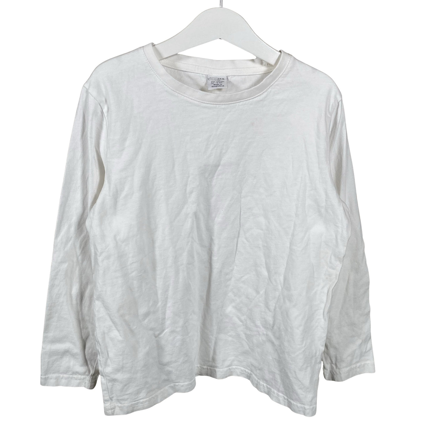 Unisex Lindex - Trikoopaita, koko 134 - 140 - Valkoinen (1)