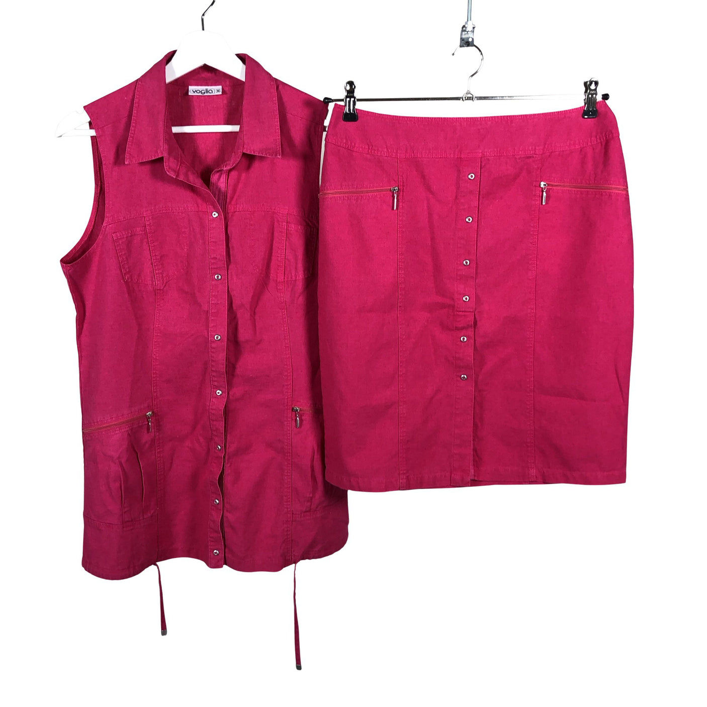 Naisten Voglia - Kangastunika, koko 36 - Pinkki (1)