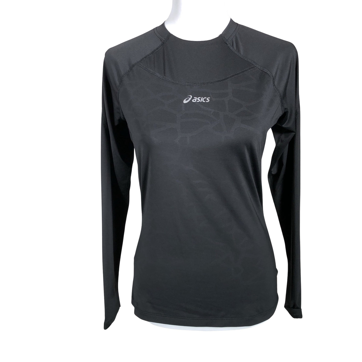 Naisten Asics - Urheilupaita, pitkät hihat, koko 36 - Musta (1)