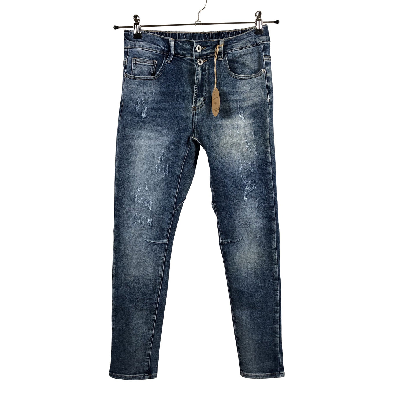 Naisten Perfect Jeans - Farkut, koko 34 - Sininen (1)