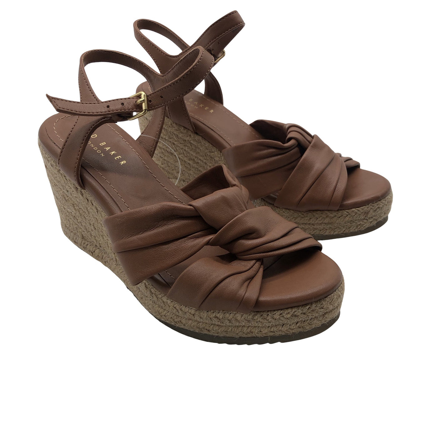 Naisten Ted Baker - Kiilakorkosandaalit, koko 36 - Ruskea (2)