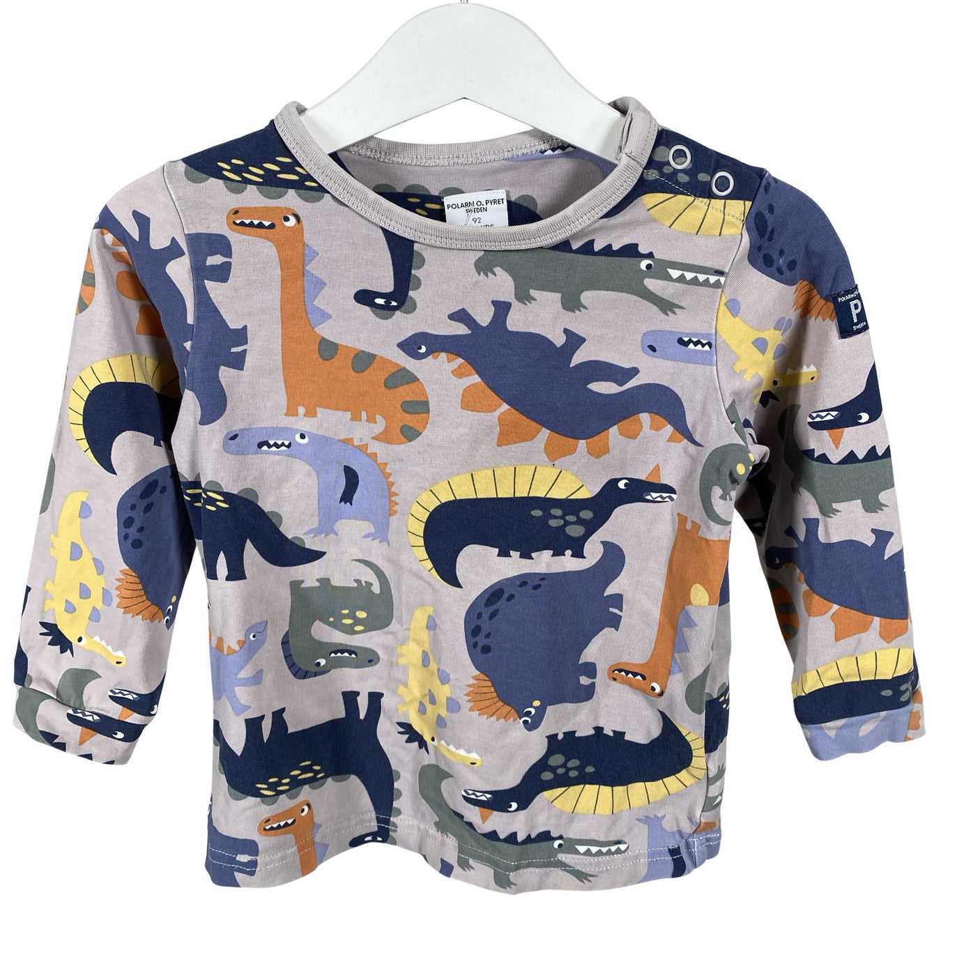 Unisex Polarn O. Pyret - Trikoopaita, koko 86 - 92 - Harmaa (2)