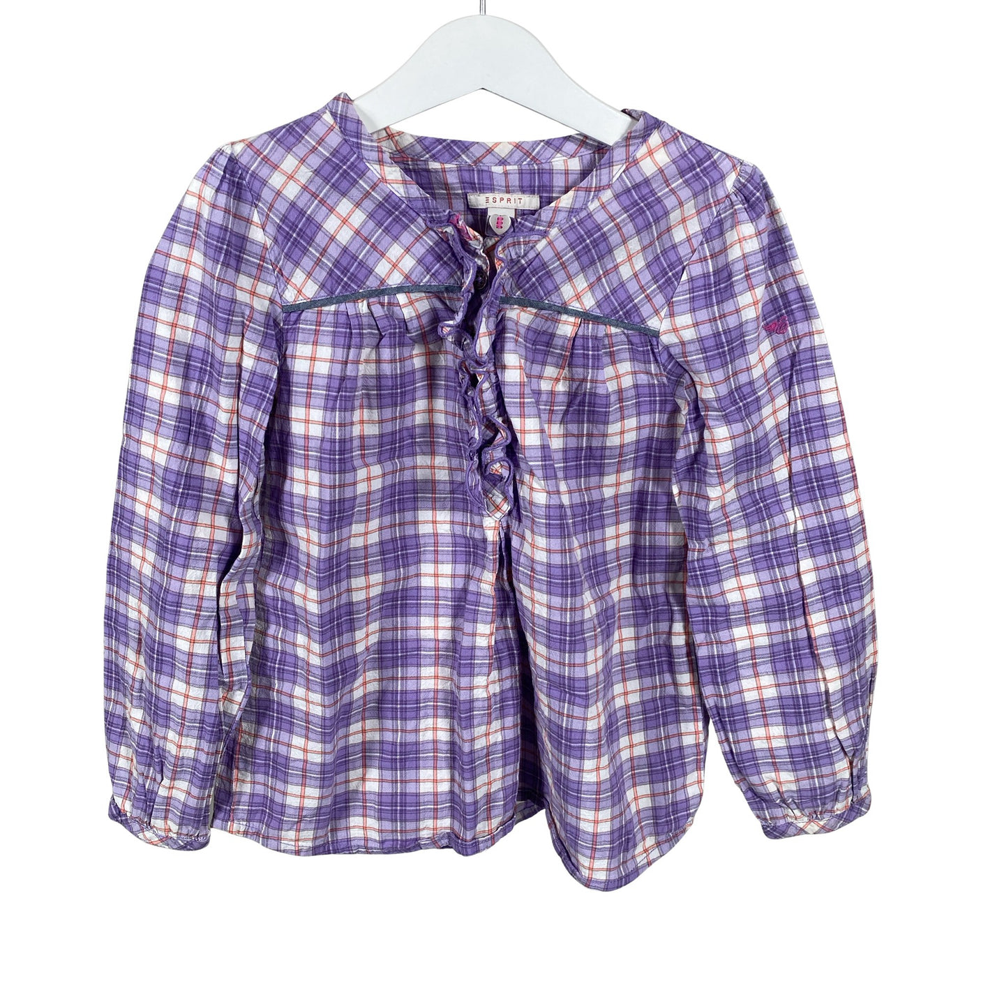 Tyttöjen Esprit - Kangastunika, koko 116 - 122 - Violetti (1)