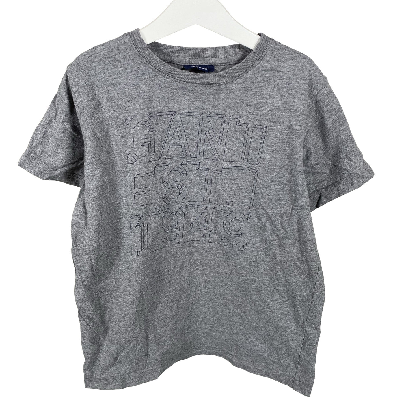 Unisex Gant - T-paita, koko 134 - 140 - Harmaa (1)