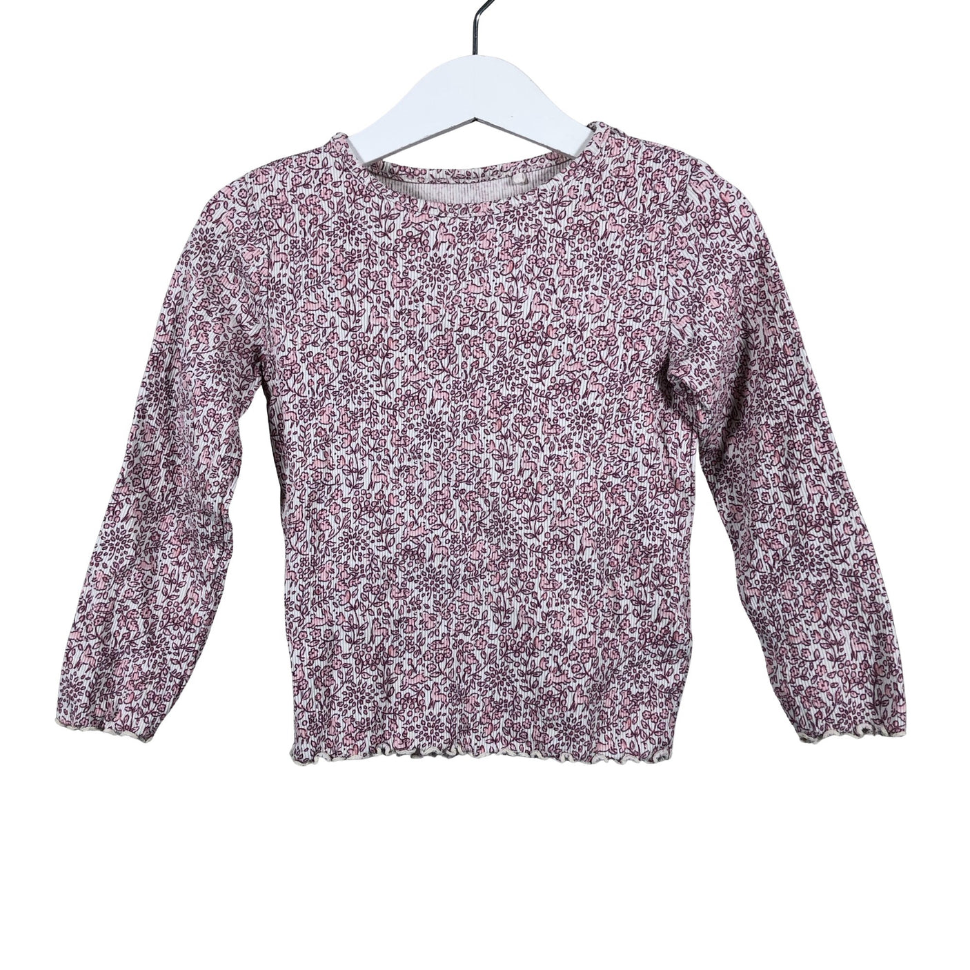 Tyttöjen Next - Trikoopaita, koko 98 - 104 - Vaaleanpunainen (1)