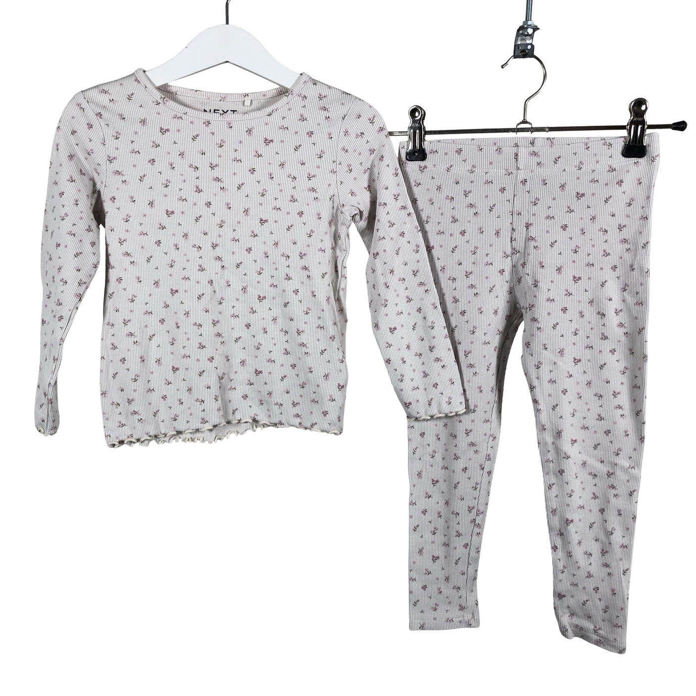 Tyttöjen Next - Trikoopaita, koko 98 - 104 - Valkoinen (1)