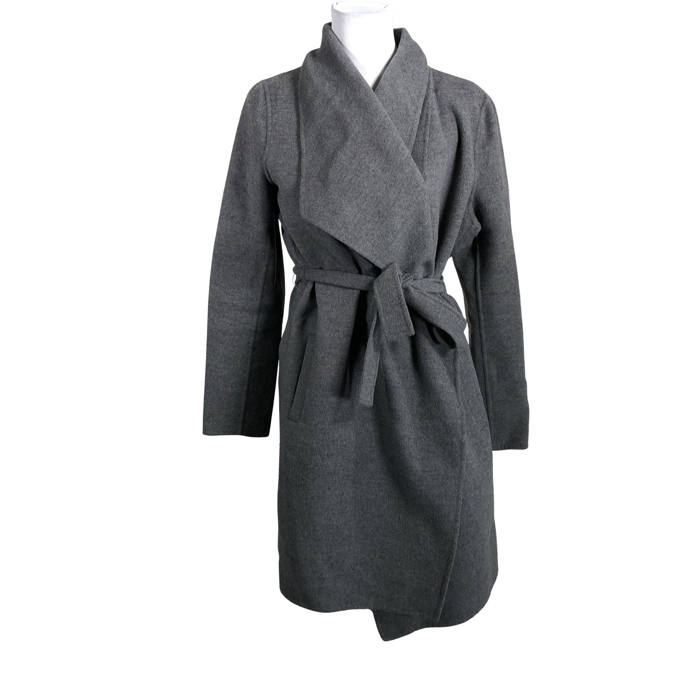 Naisten Massimo Dutti - Villakangastakki, koko 40 - Harmaa (1)