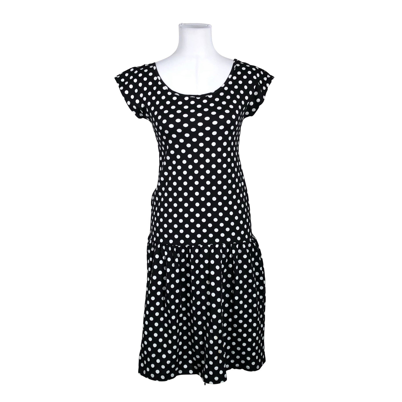 Naisten Marimekko - Trikoomekko, koko 34 - Musta (1)