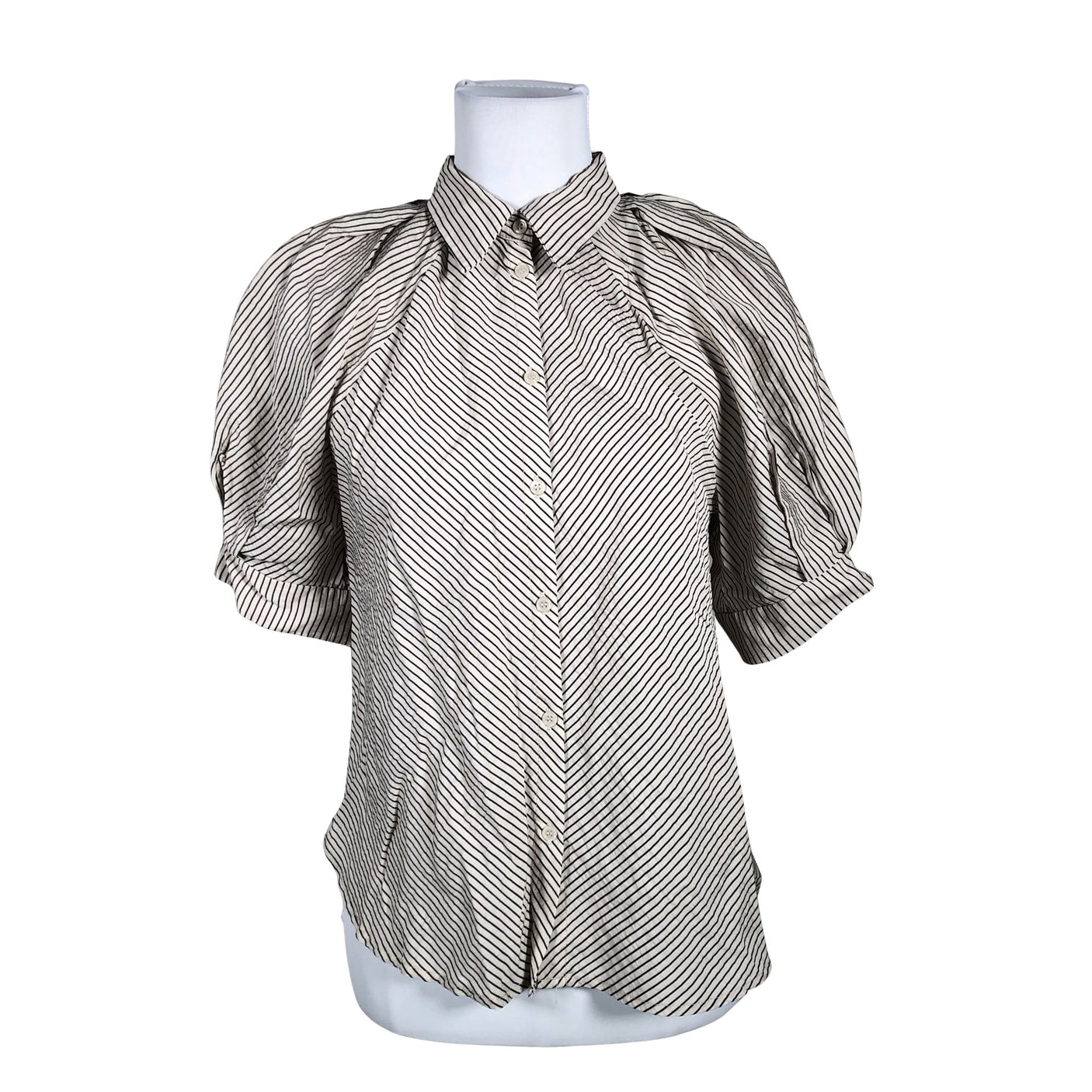 Naisten Lindex - Lyhythihainen pusero, koko 36 - Beige (1)