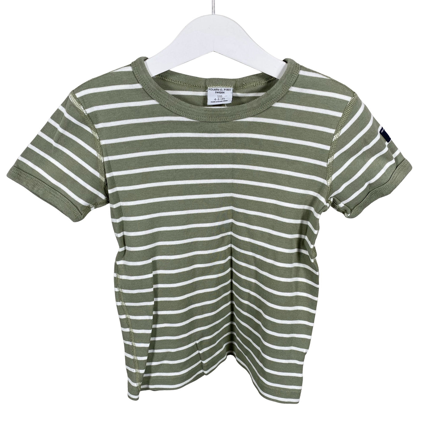 Unisex Polarn O. Pyret - T-paita, koko 104 - 110 - Vihreä (1)