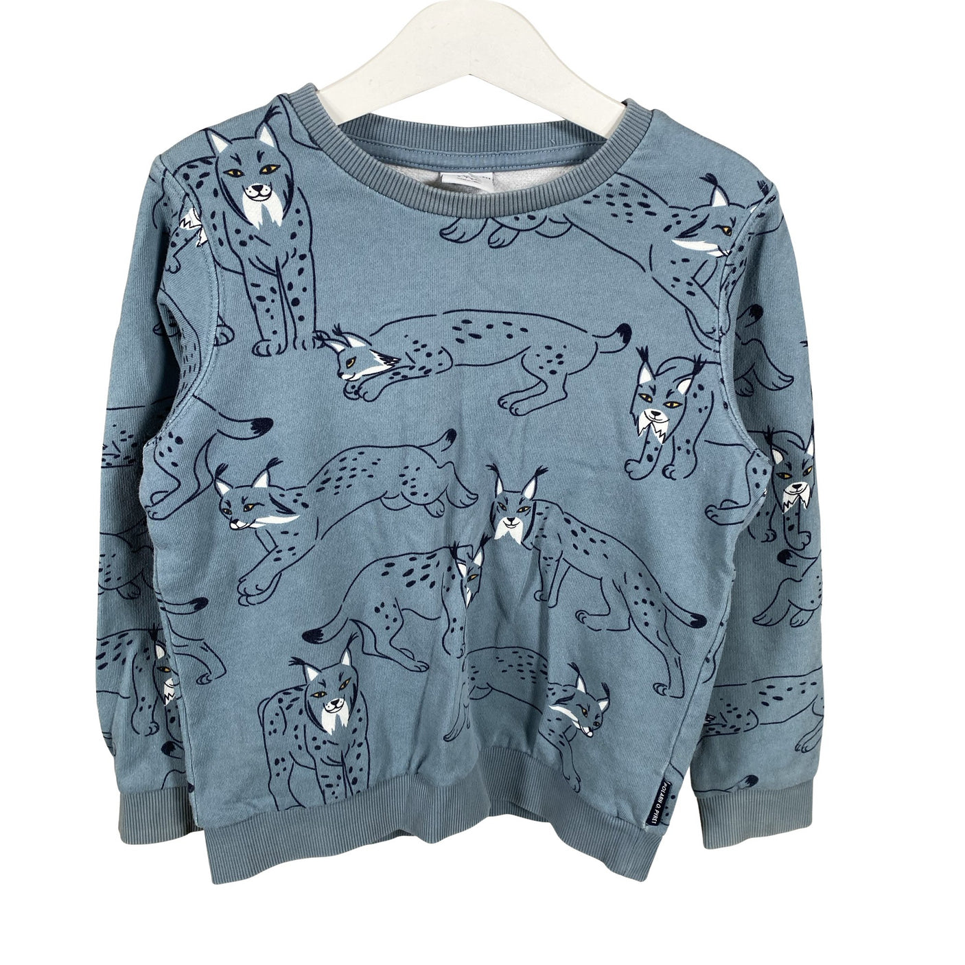 Unisex Polarn O. Pyret - Collegepaita, koko 116 - 122 - Sininen (1)