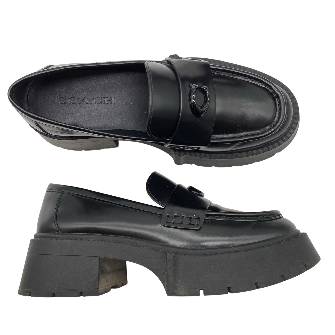 Naisten Coach - Loaferit, koko 37 - Musta (1)