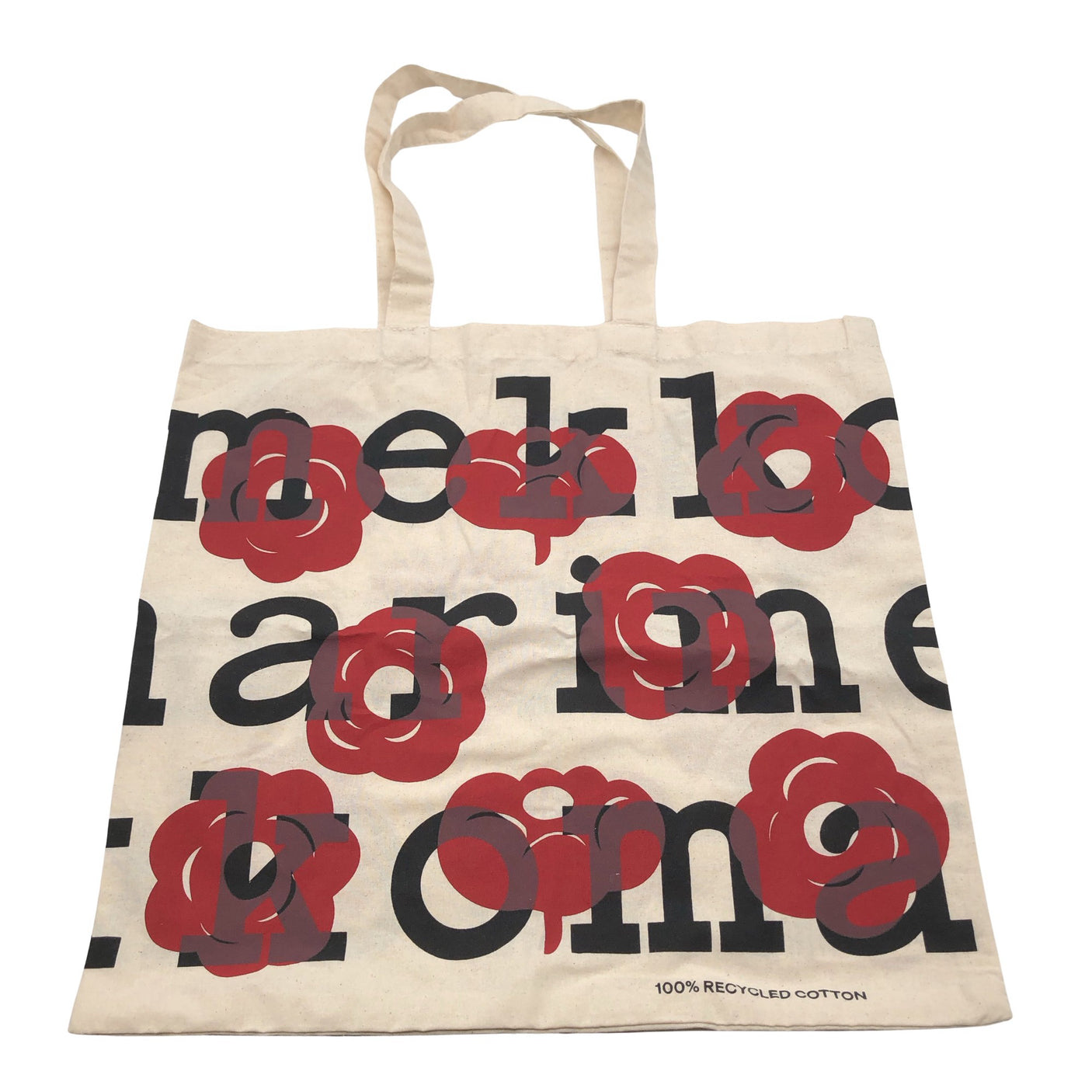 Unisex Marimekko - Ostoskassi, koko Maxi - Punainen (2)