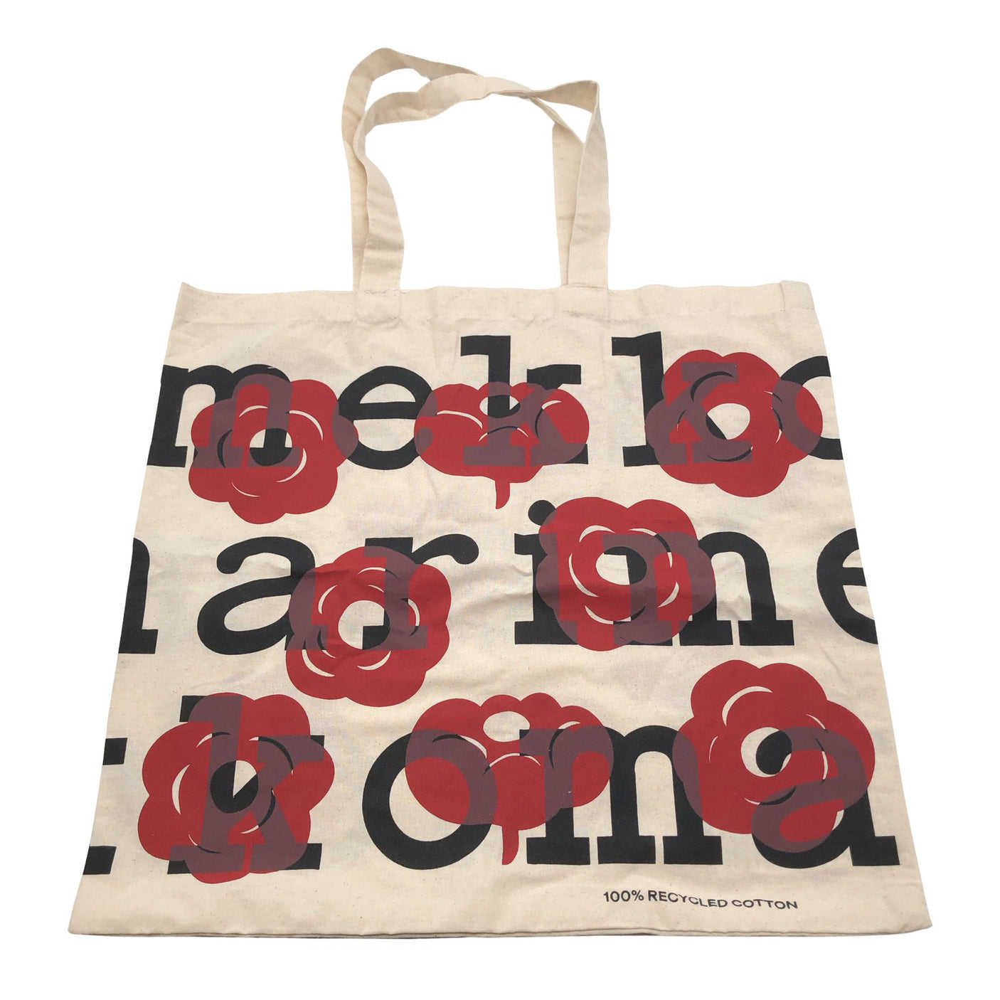 Unisex Marimekko - Ostoskassi, koko Maxi - Punainen (3)