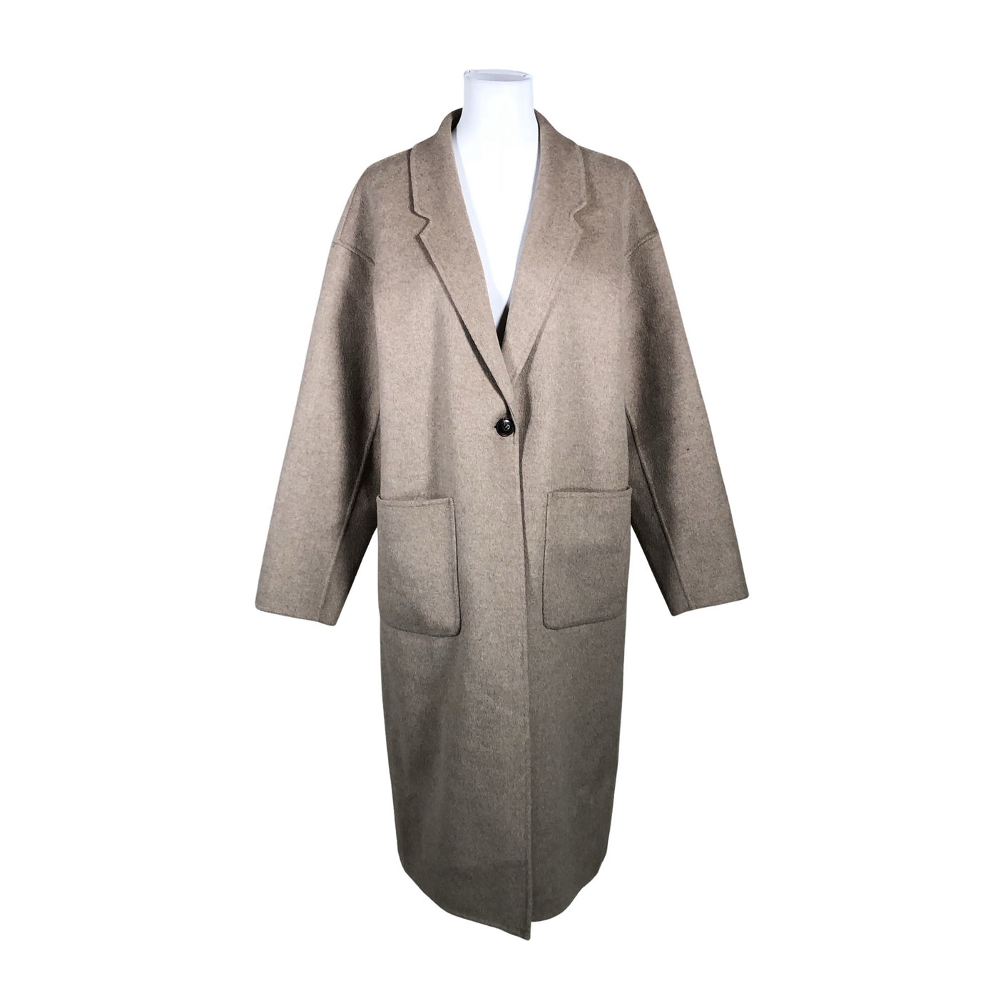 Naisten Nanso - Villakangastakki, koko 40 - Beige (1)