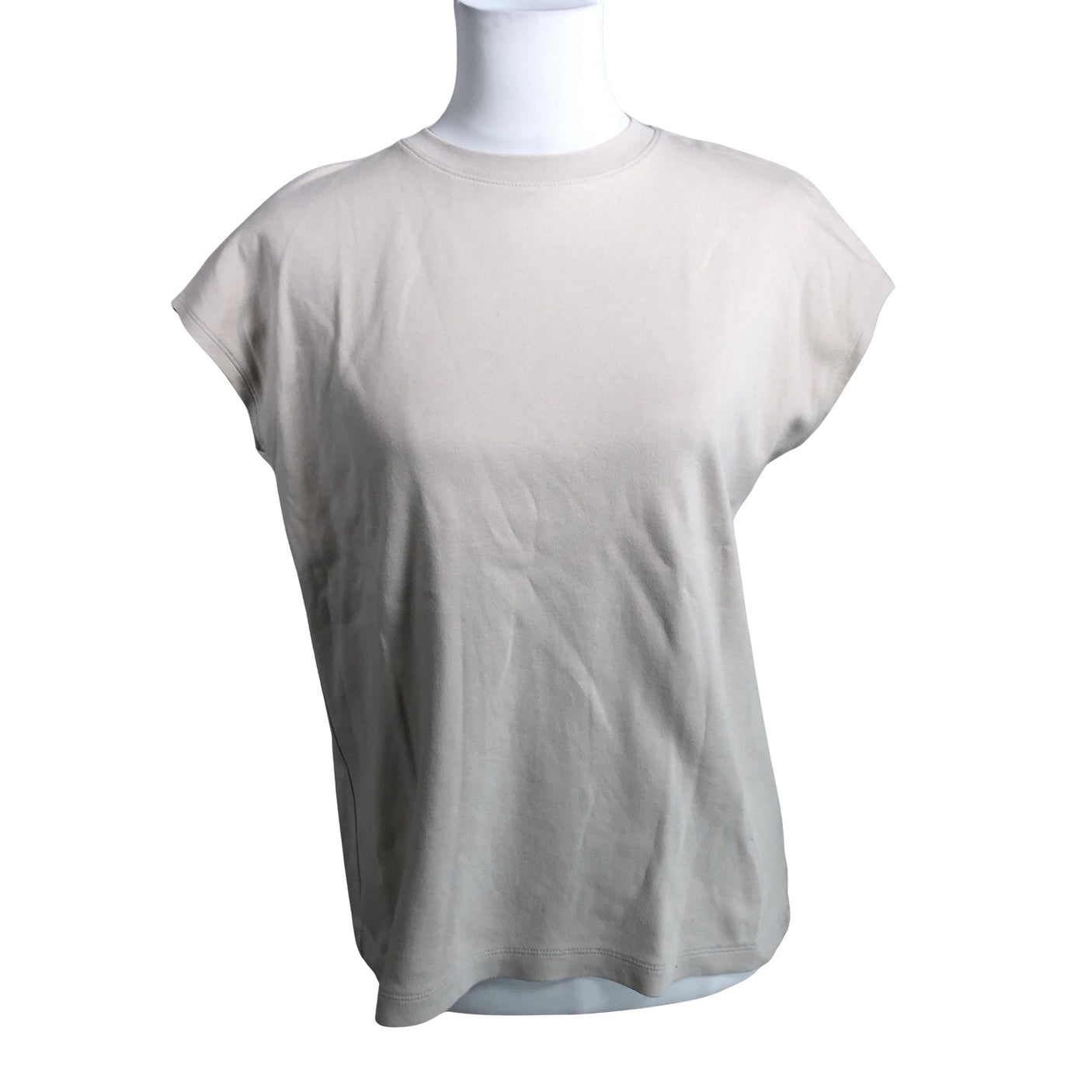 Naisten Muji - T-paita, koko 38 - Beige (1)