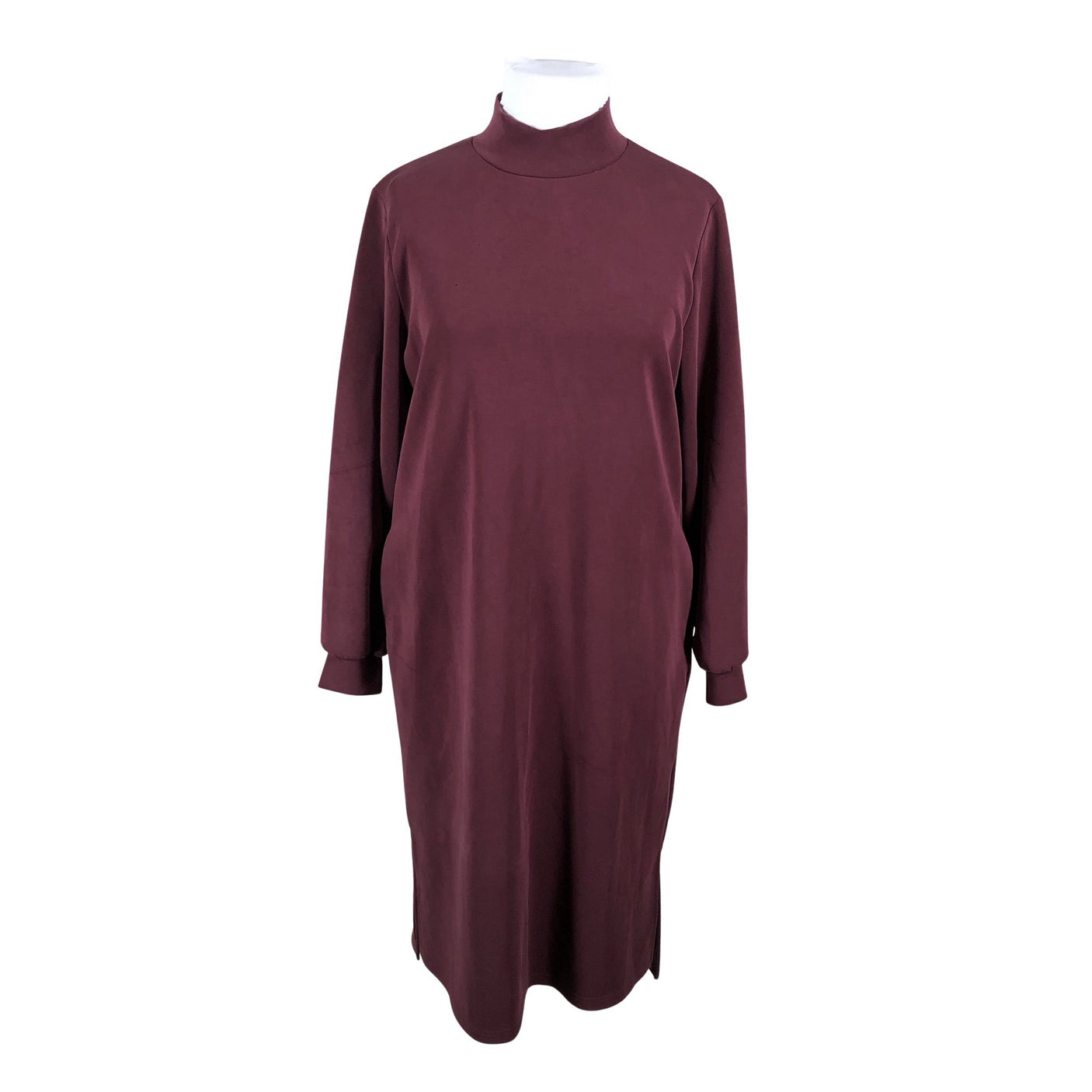 Naisten My Essential Wardrobe - Trikoomekko, koko 42 - Viininpunainen (2)