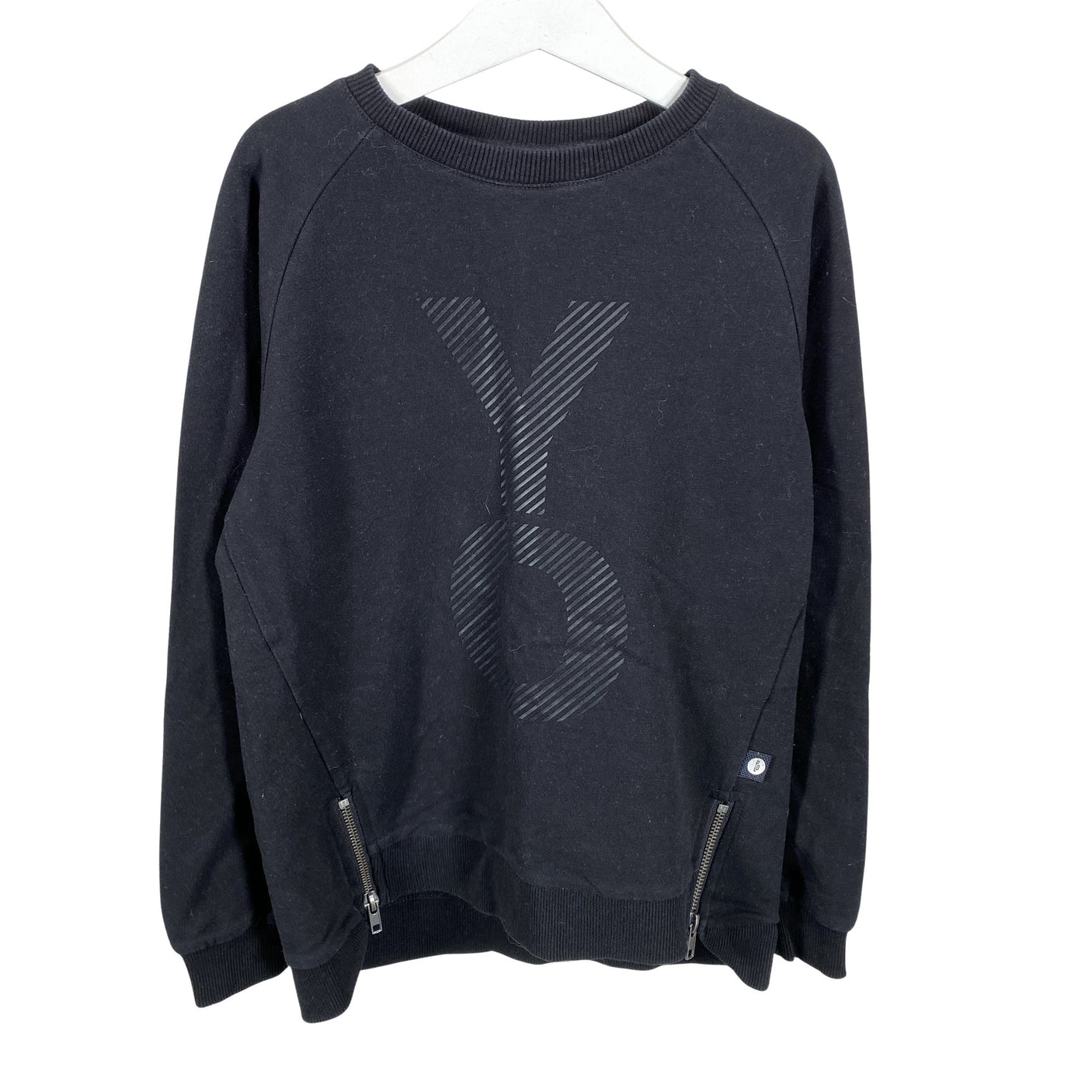 Unisex POMPdeLUX - Collegepaita, koko 134 - 140 - Musta (1)