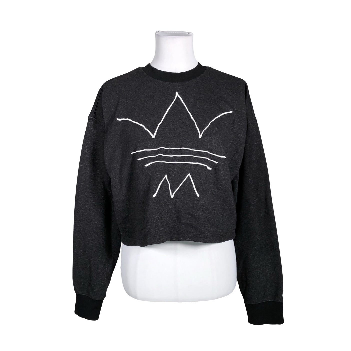 Naisten Adidas - Collegepaita, koko 40 - Harmaa (1)