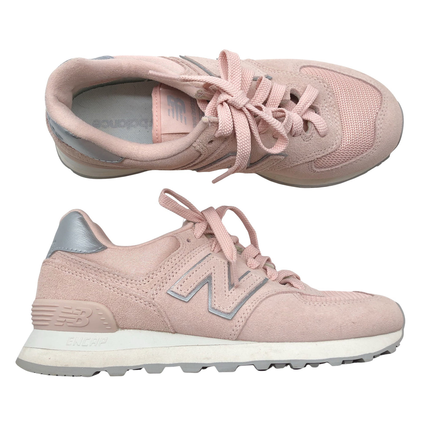 Naisten New Balance - Lenkkarit, koko 37 - Vaaleanpunainen (1)