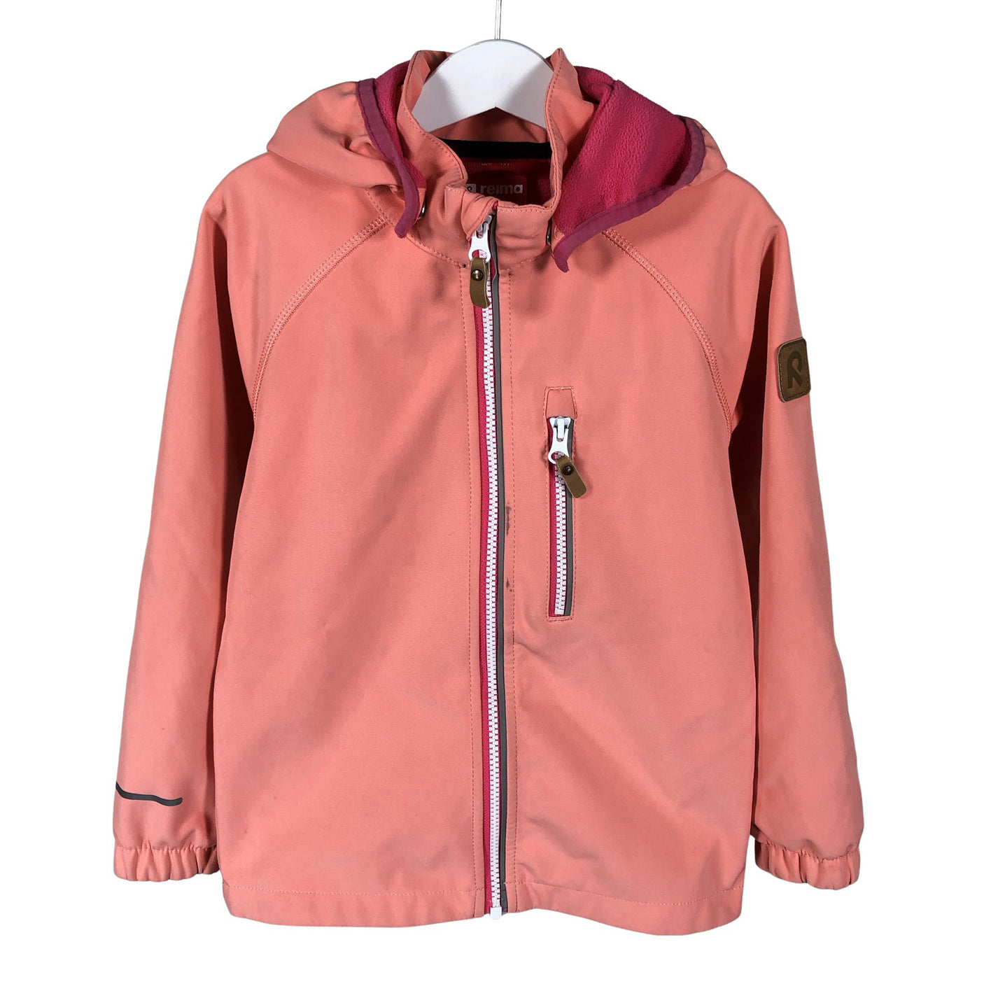 Unisex Reima - Softshell-takki, koko 116 - 122 - Vaaleanpunainen (1)