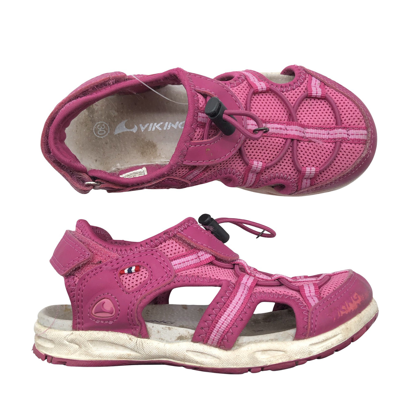 Tyttöjen Viking - Sandaalit, koko 30 - Pinkki (1)