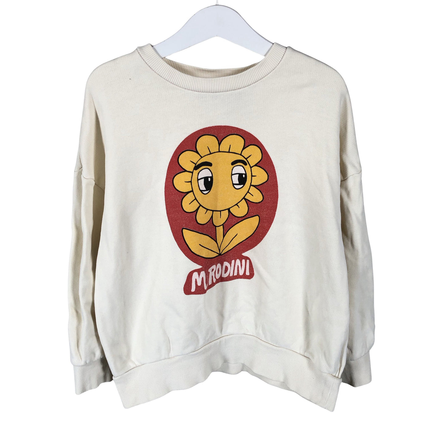 Unisex Mini Rodini - Collegepaita, koko 128 - 134 - Beige (1)
