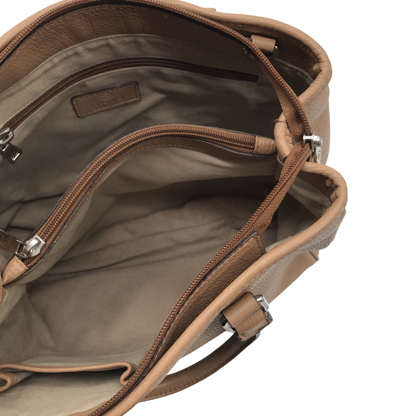 Naisten Utua - Käsilaukku, koko Midi - Ruskea (4)