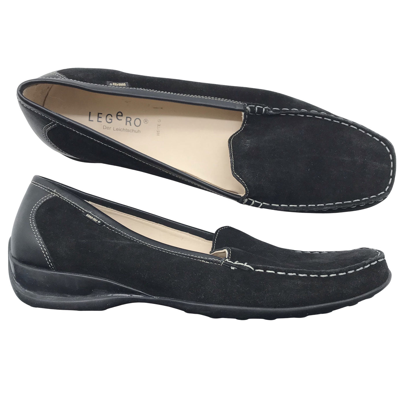 Naisten Legero - Loaferit, koko 40 - Musta (1)