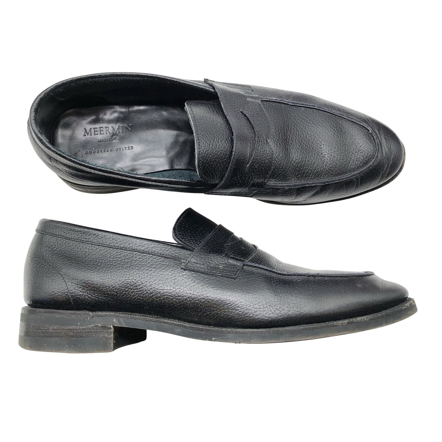 Miesten Meermin - Loaferit, koko 43 - Musta (2)