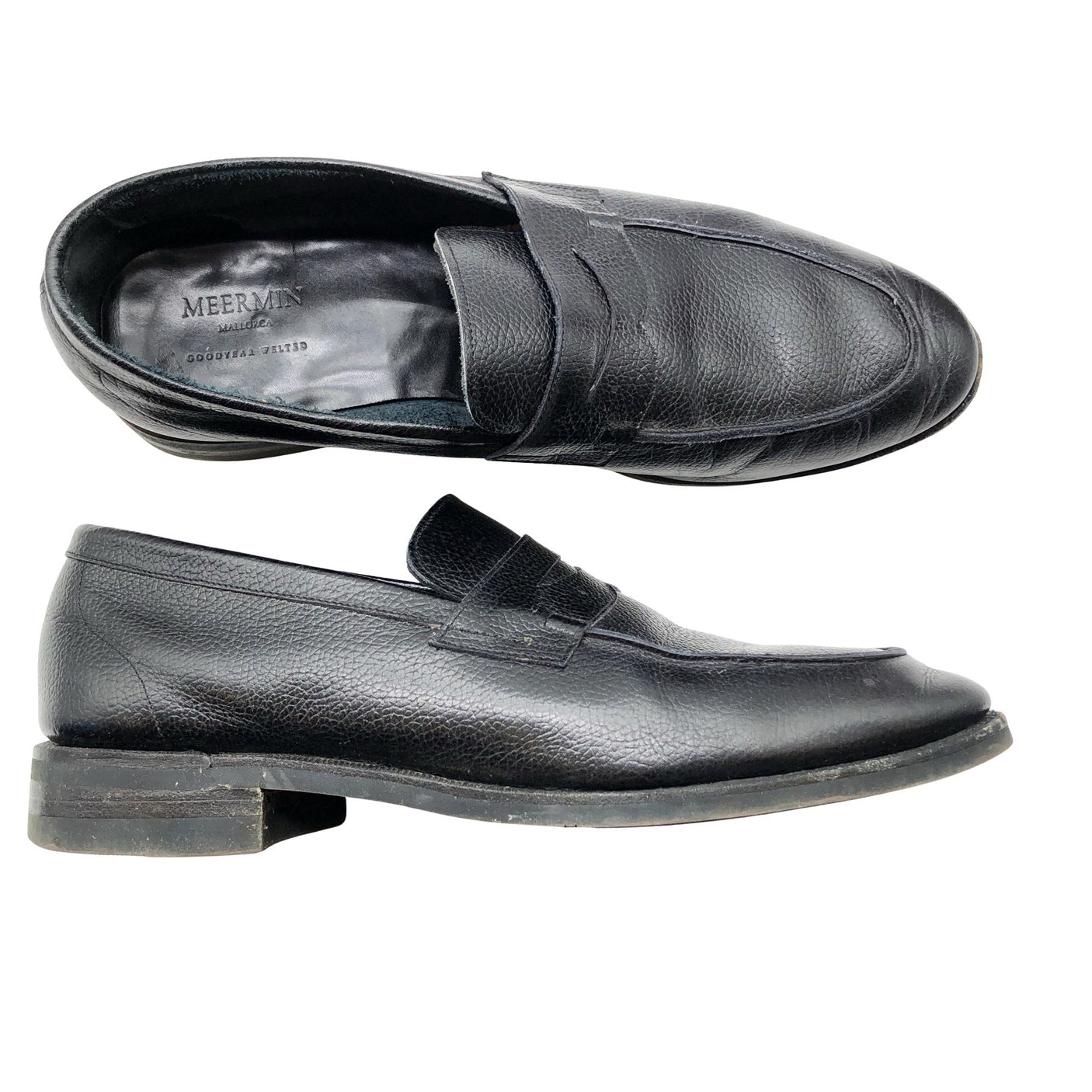 Miesten Meermin - Loaferit, koko 43 - Musta (1)