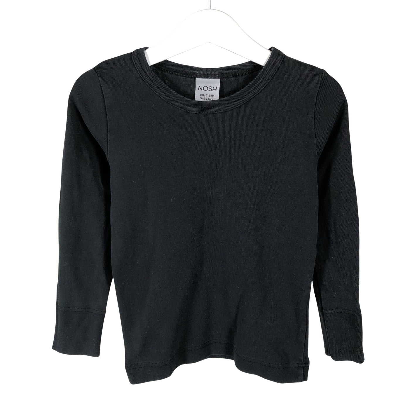 Unisex NOSH - Trikoopaita, koko 110 - 116 - Musta (1)