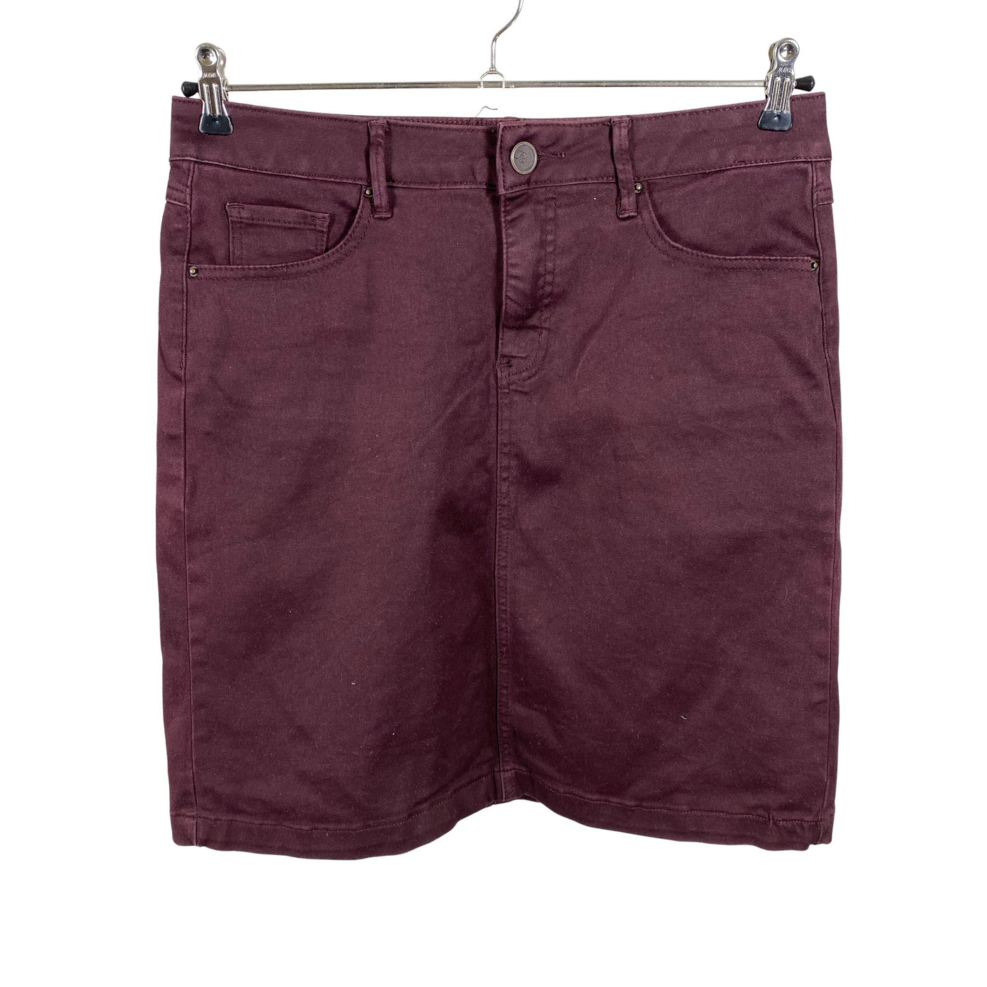 Naisten Flash Jeans - Farkkuhame, koko 40 - Viininpunainen (1)