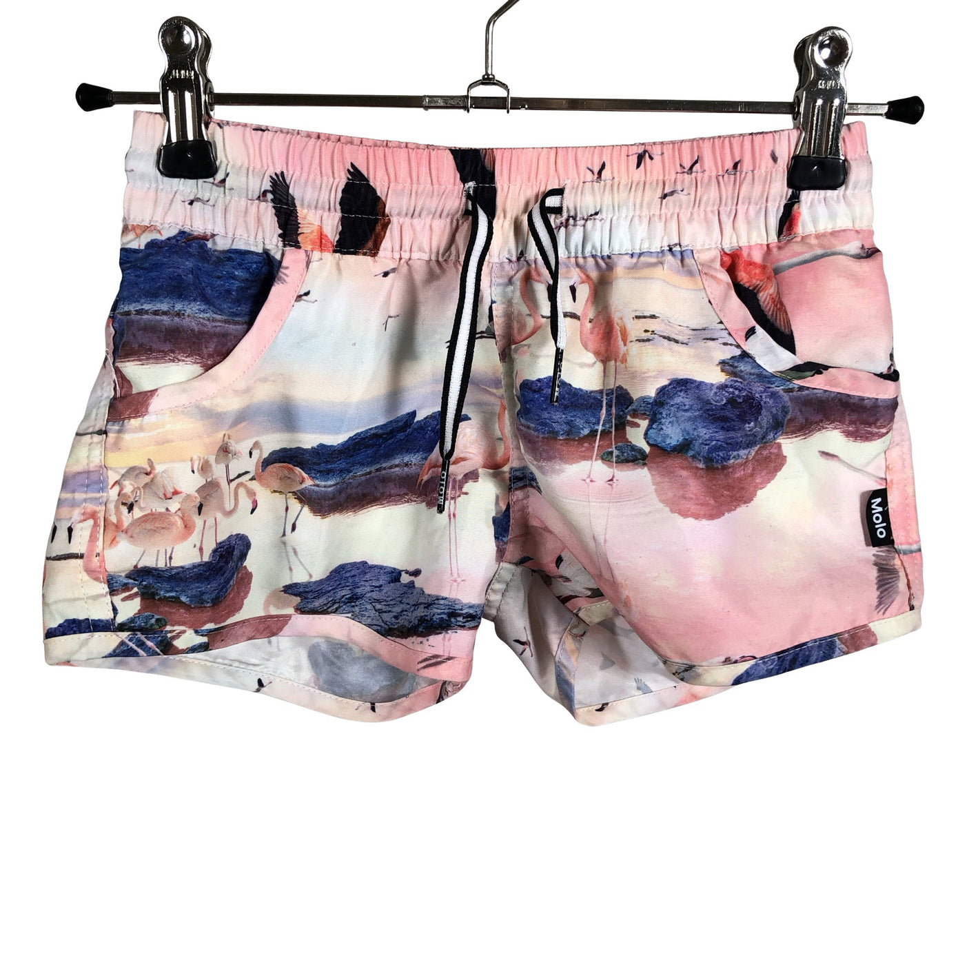 Tyttöjen Molo Kids - Urheilushortsit, koko 110 - 116 - Vaaleanpunainen (1)