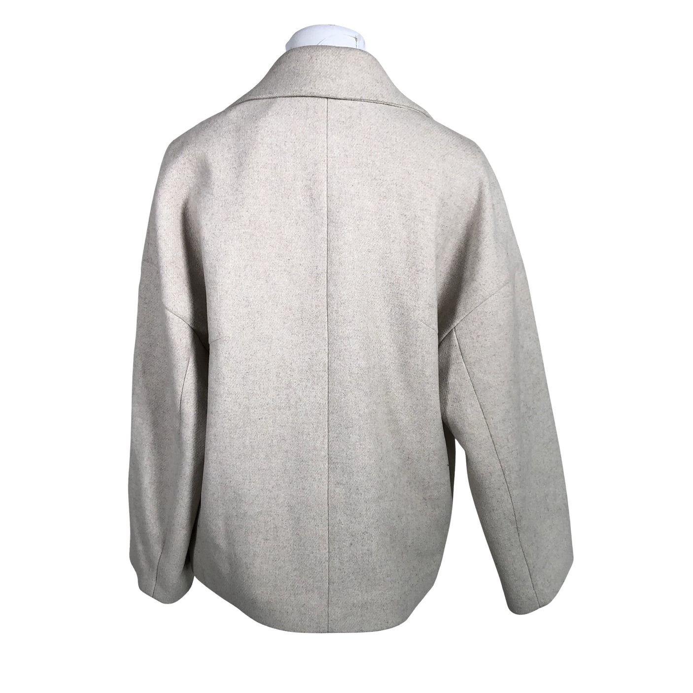Naisten Lindex - Villakangastakki, koko 34 - Beige (4)