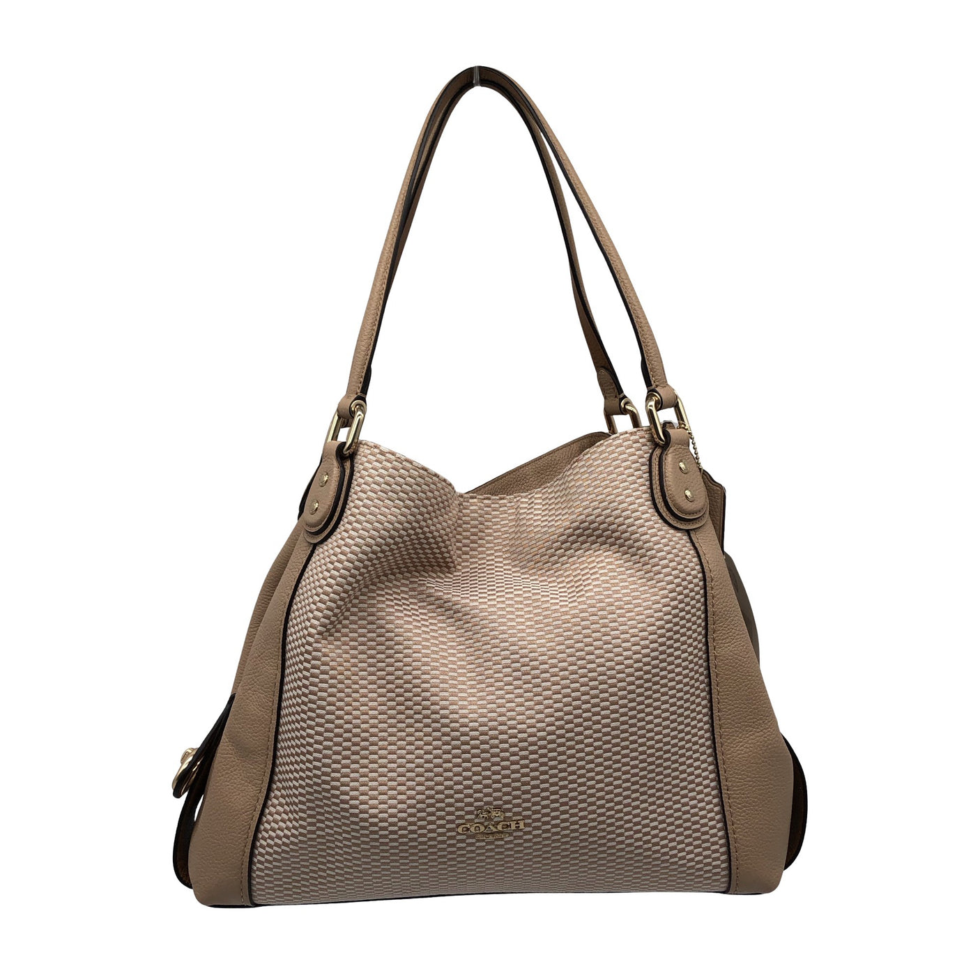 Naisten Coach - Käsilaukku, koko Midi - Beige (2)