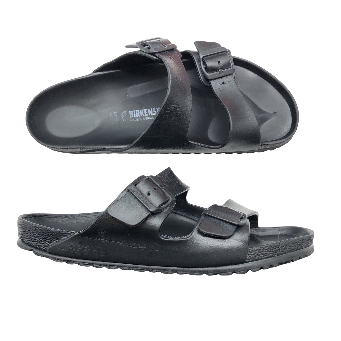 Miesten Birkenstock - Rantasandaalit, koko 45 - Musta (1)