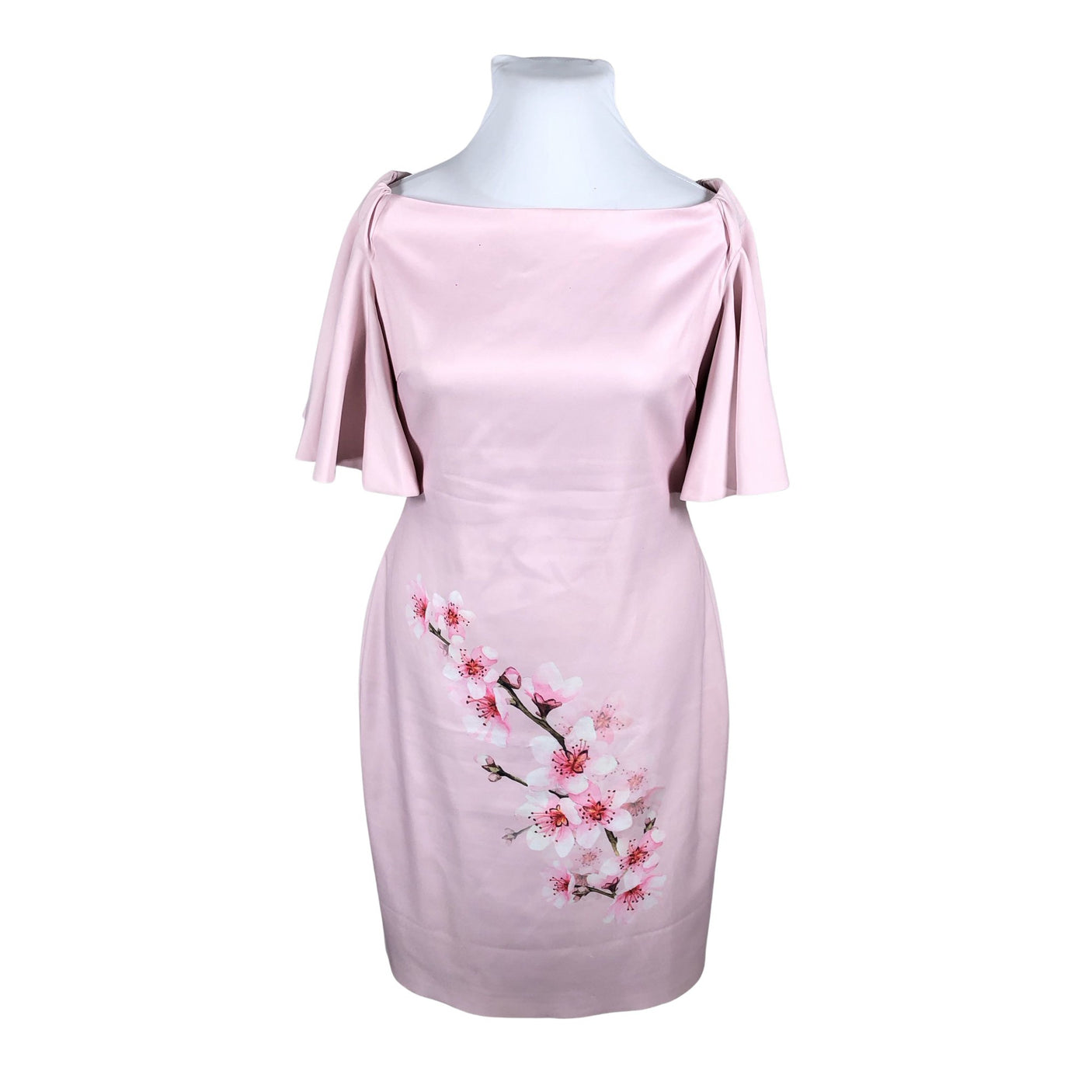 Naisten Ted Baker - Kotelomekko, koko 42 - Vaaleanpunainen (2)